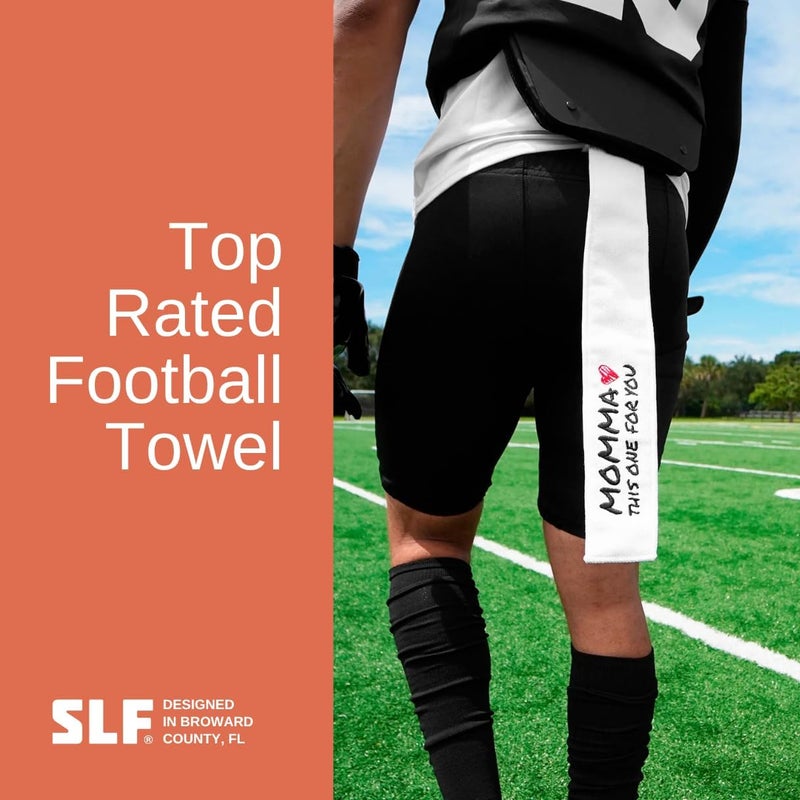 SLEEFS Momma White Thin Football Towel - Image 4
